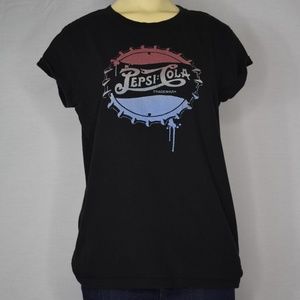 Pepsi-Cola | Black Tee Shirt L
